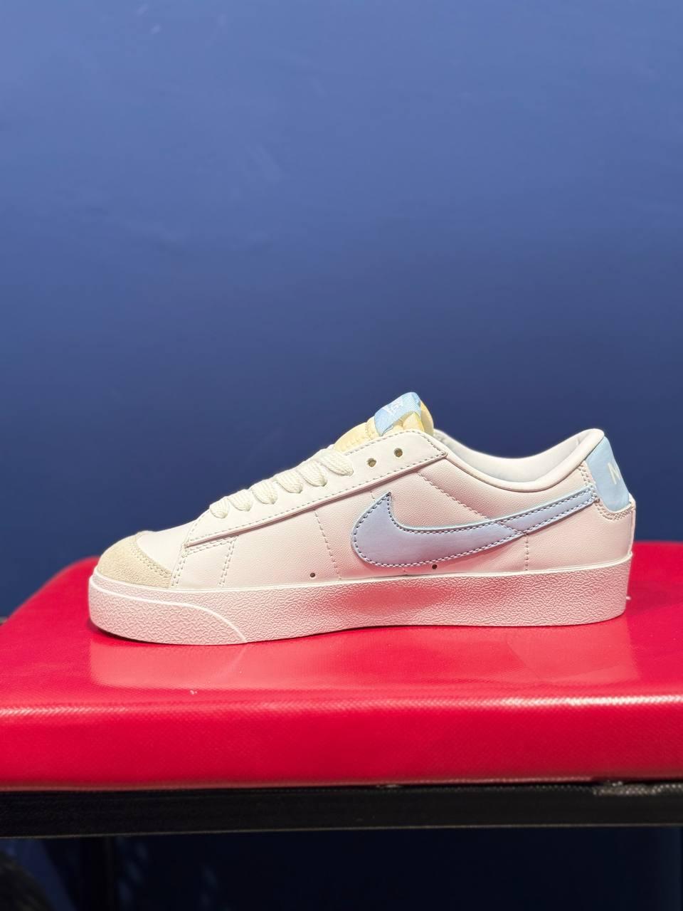 Nike blazer نایک بلیزر سفید آبی