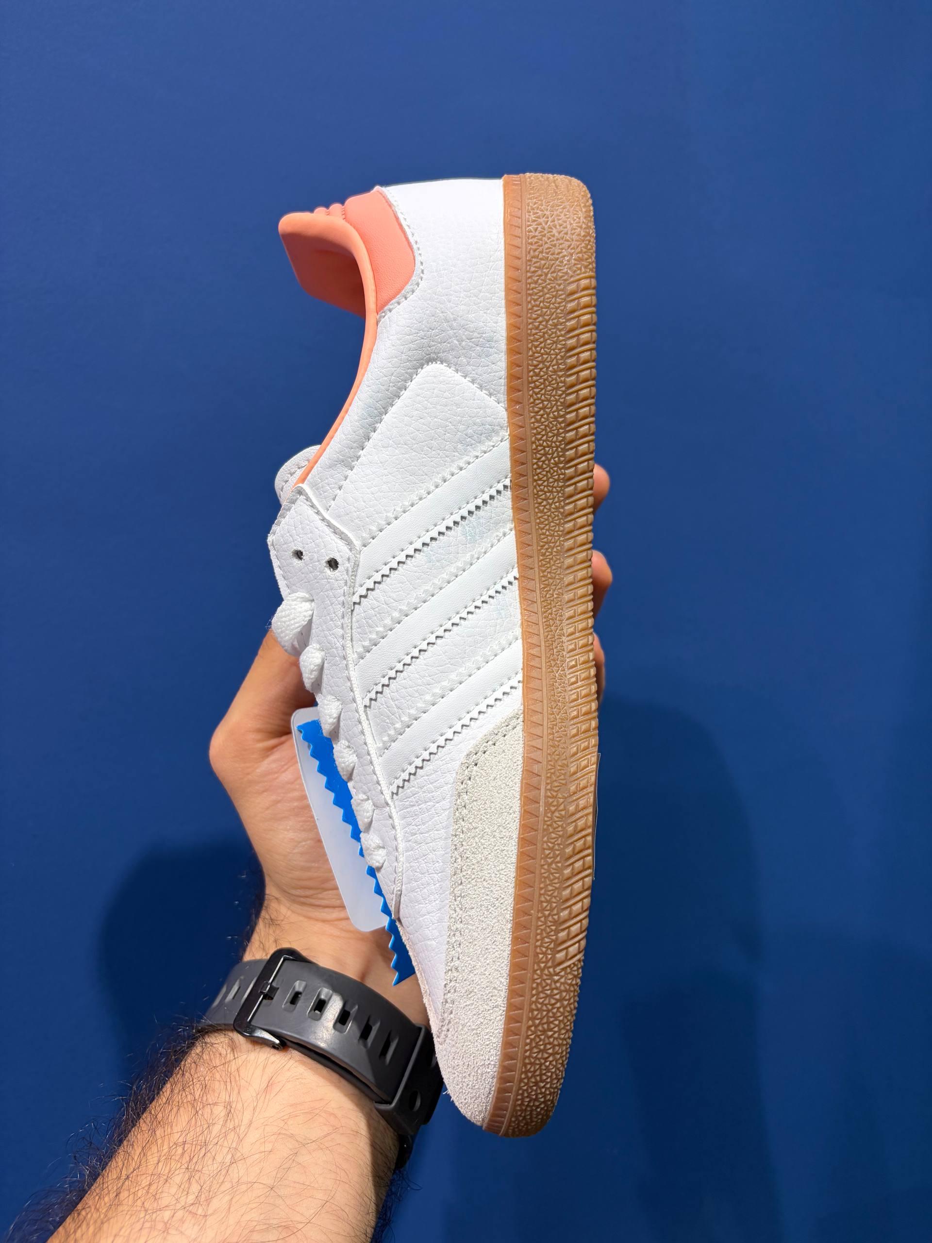 Adidas samba white pink آدیداس سامبا سفید صورتی