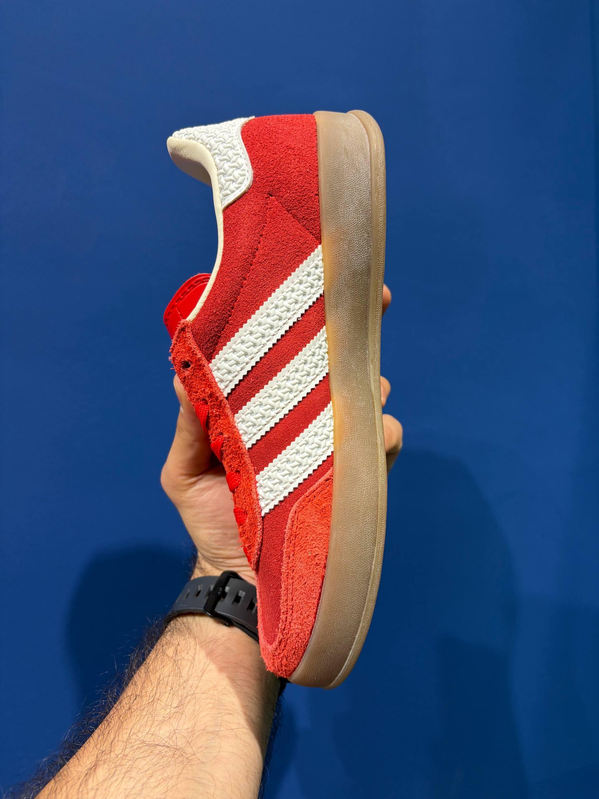 Adidas gazelle red آدیداس قزل قرمز بافتی
