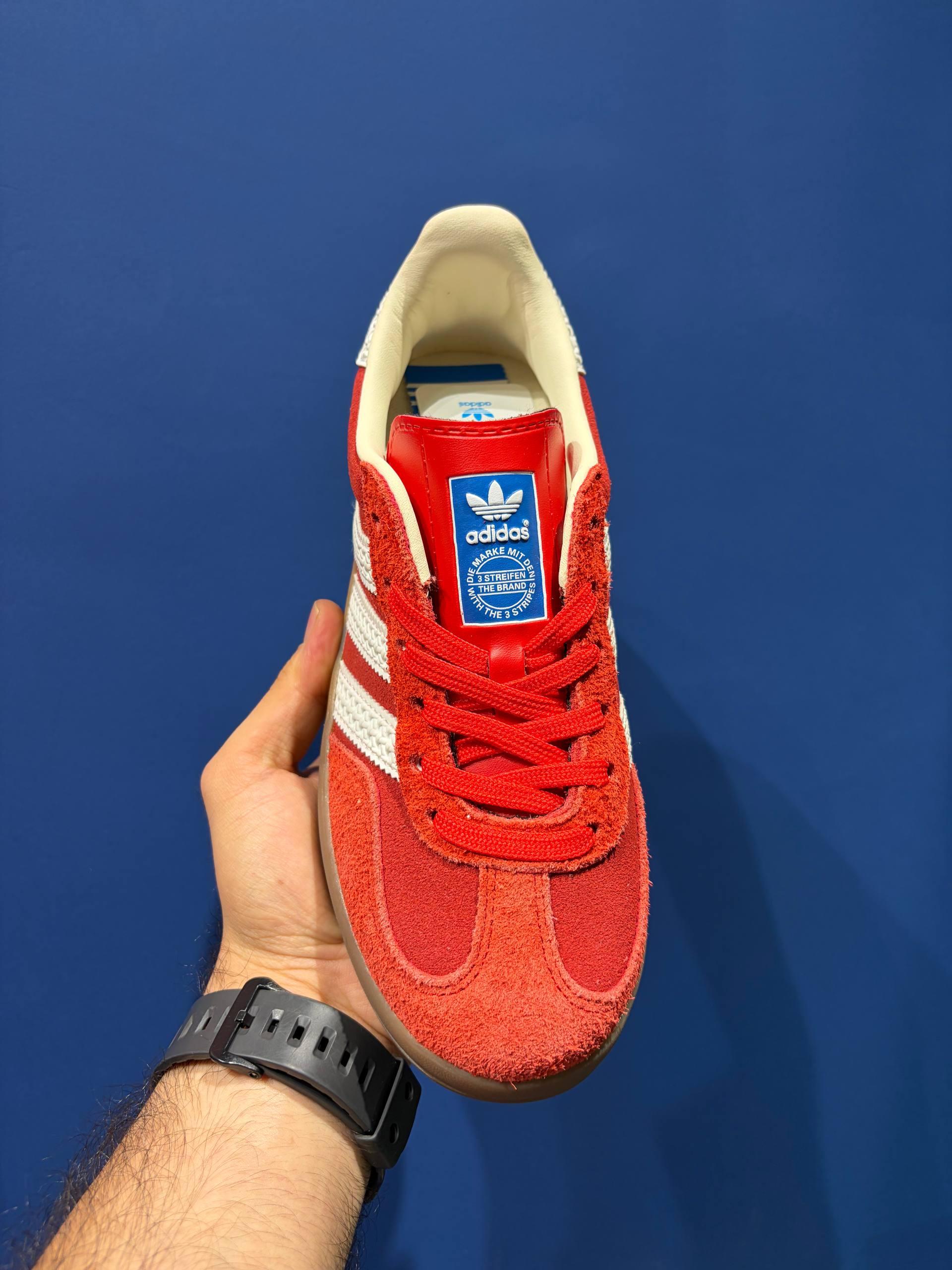 Adidas gazelle red آدیداس قزل قرمز بافتی