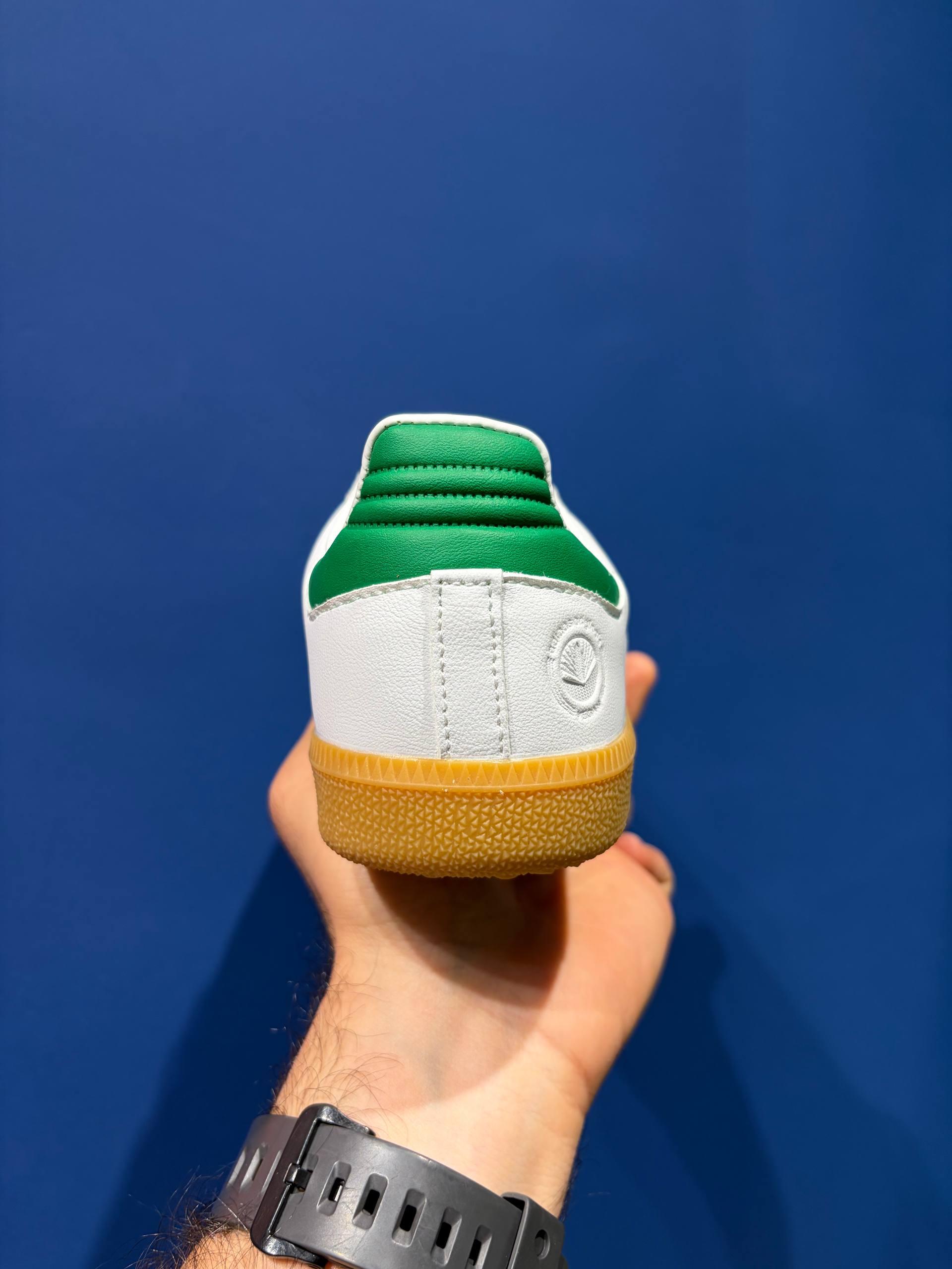 Adidas samba white & green آدیداس سامبا سفید و سبز