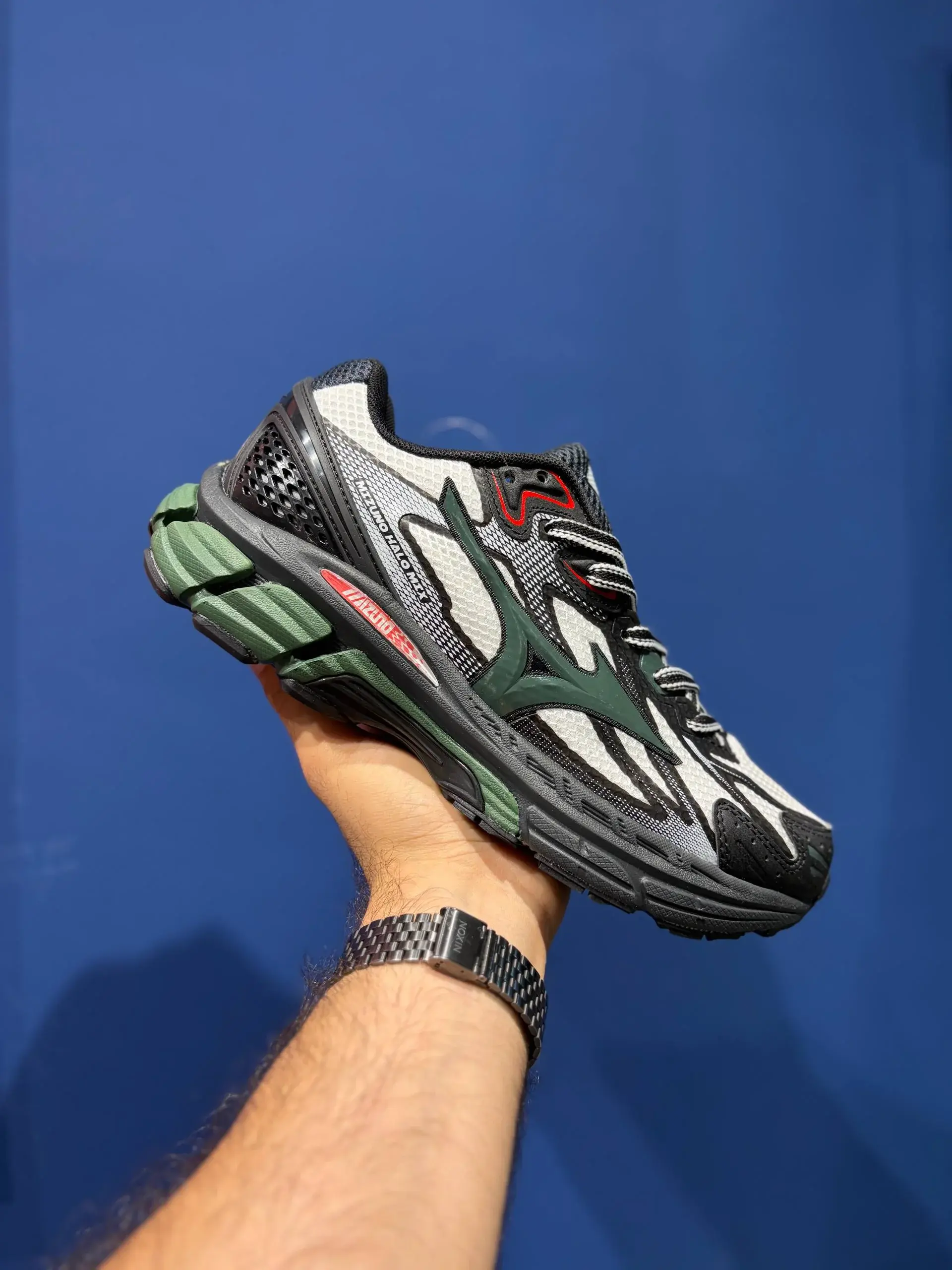Mizuno halo mix black green میزانو سیاه سبز