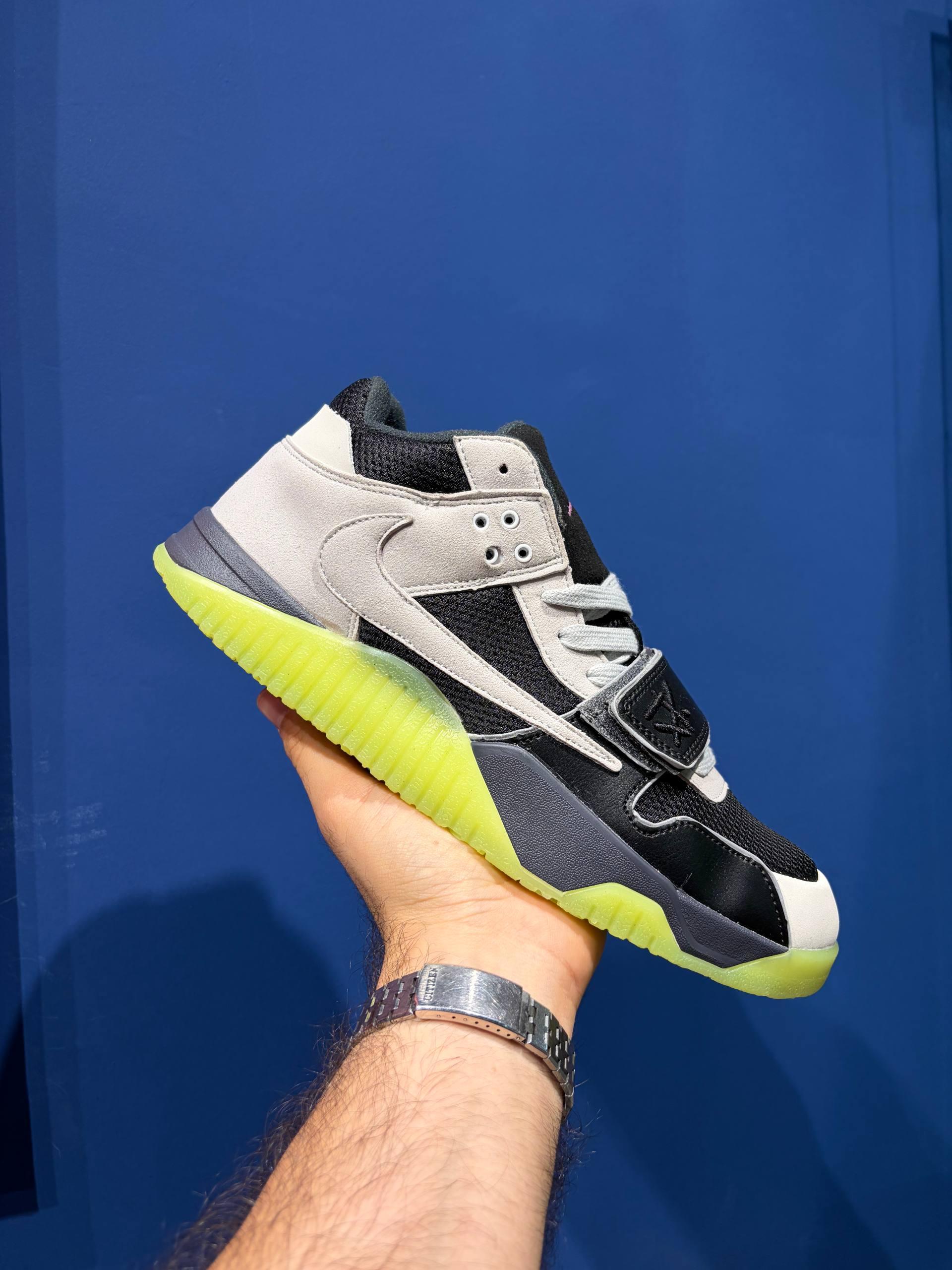 Nike x travis scott x chase b air jordan cj1 t-rexx نایک ایر جردن 1 ترویس اسکات
